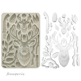 Stamperia - The Owl's House - Silicon Mould A5 - Deer