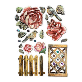 Stamperia - House of Roses - Silicon Mould A5 - Fence