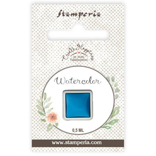 Stamperia - Create Happiness - Watercolour Refill - Cerulean Blue (0.5ml)