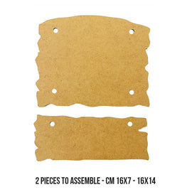 Stamperia - MDF Crafty Shapes - Hidden Grove - Plates