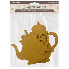 Stamperia - MDF Crafty Shapes - House of Roses - Tea Pot