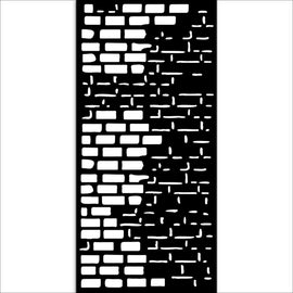 Stamperia - Art of Travelling - Stencil 12x25cm - Bricks