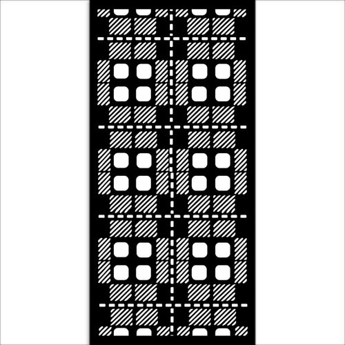 Stamperia - Gear Up For Christmas - Stencil 12x25cm - Fabric Pattern