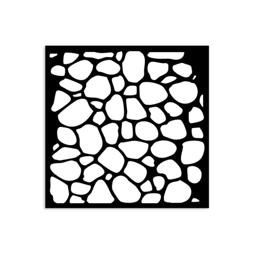 Stamperia - Hidden Grove - Stencil 12x12cm -Stone Pattern