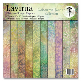 Lavinia Stamps - Dream-Scape Papers - 8x8 Paper Pack - Enchanted Forest
