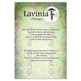 Lavina Stamps - Dill & Sage Words (LAV940)