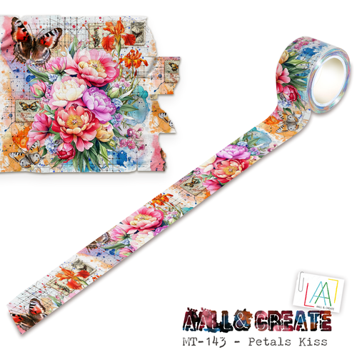 AALL & Create - Layer It Up Washi Tape #143 - Petals Kiss