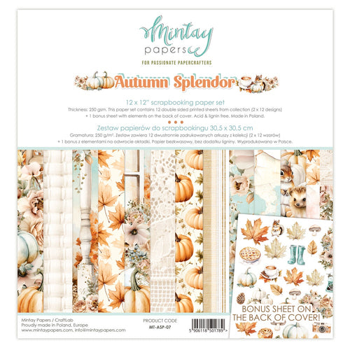 Mintay - Autumn Splendor - 12x12 Paper Pack