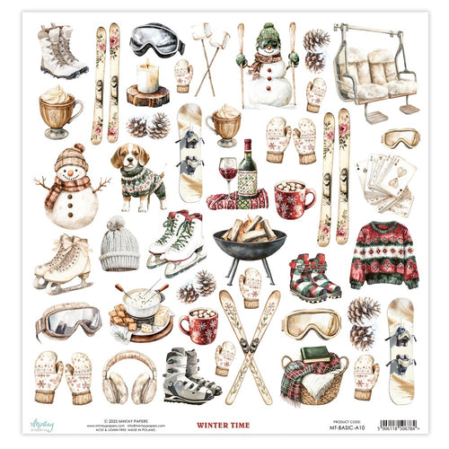 Mintay - 12x12 Basic Elements (Cut Aparts) - Winter Time