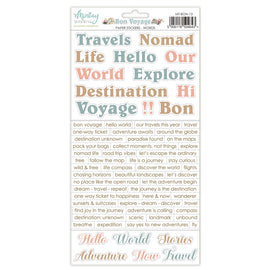 Mintay - Bon Voyage - 6x12 Paper Stickers "Words"