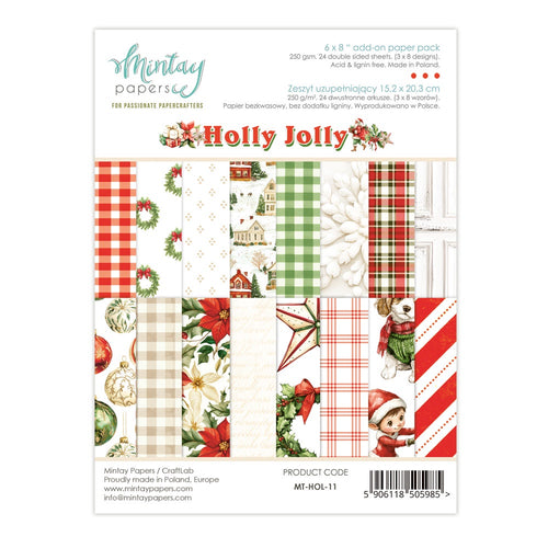 Mintay - Holly Jolly - 6x8 Paper Pad