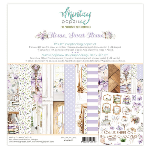 Mintay - Home Sweet Home - 12x12 Paper Pack