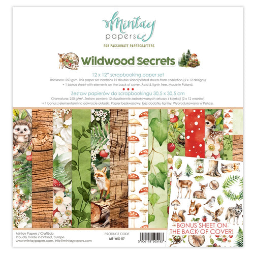 Mintay - Wildwood Secrets - 12x12 Paper Pack