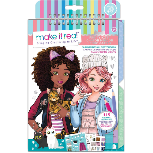Make It Real - Fashion Design Sketchbook - Pretty Kitty