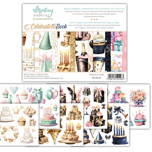 Mintay - 6x8 Fussy Cut - Celebrations Book