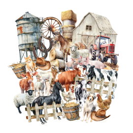 Uniquely Creative - On the Farm - (Echoes of the Outback) - Creative Cuts (Ephemera)