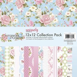 Uniquely Creative - Patchwork Roses - 12x12 Collection Pack
