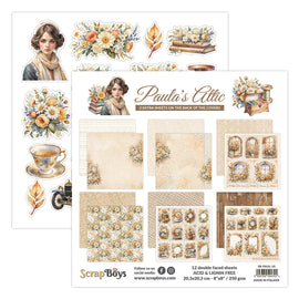 Scrapboys - Paula's Attic - 8x8 Paper pad