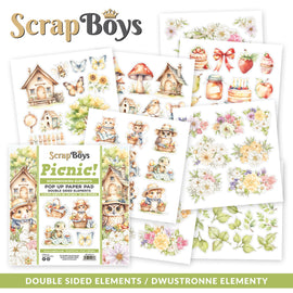 Scrapboys - Picnic! - 6x6 Pop Up (Fussy Cutting) Paper Pad