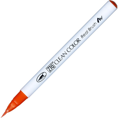 Kuretake - Zig Clean Color Real Brush - RED ORANGE FAMILY - Individual Brushes