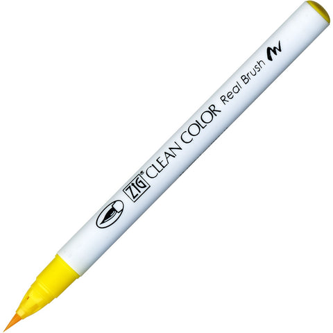 Kuretake - Zig Clean Color Real Brush - YELLOW FAMILY - Individual Brushes