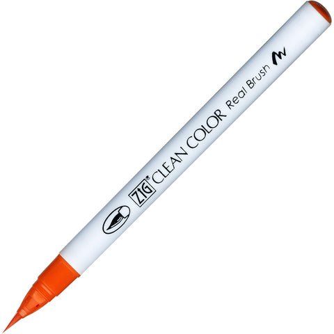 Kuretake - Zig Clean Color Real Brush - ORANGE FAMILY - Individual Brushes
