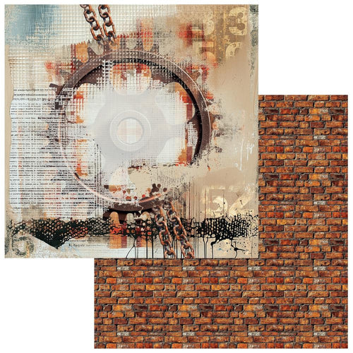 49 and Market - Rust & Revs 2.0 - 12x12 Paper "Dashing"