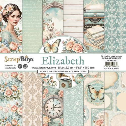 Scrapboys - Elizabeth - 6x6 Paper Pad