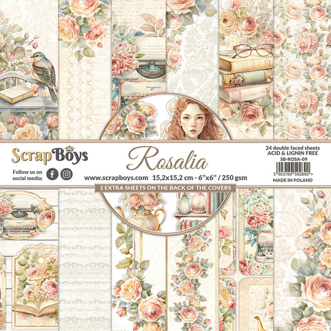 Scrapboys - Rosalia - 6x6 Paper Pad