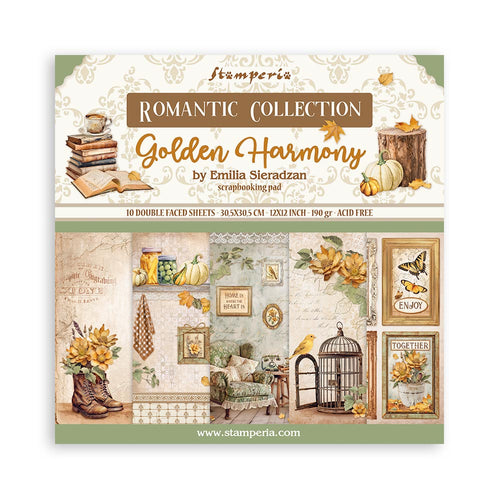 Stamperia - Golden Harmony - 12x12 Paper Pack