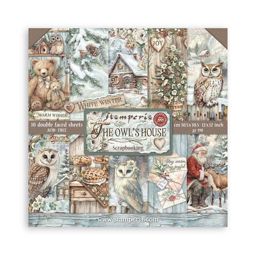 Stamperia - The Owl's House - 12x12 Paper Pack