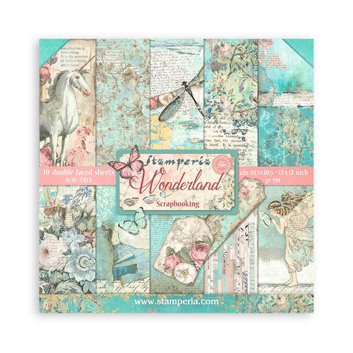 Stamperia - Wonderland - 12x12 Paper Pack