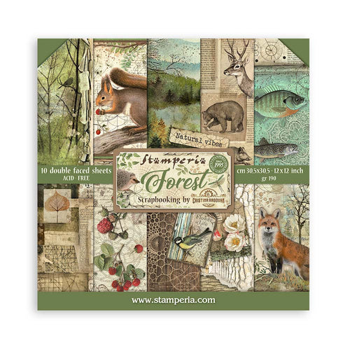 Stamperia - Forest - 12x12 Paper Pack