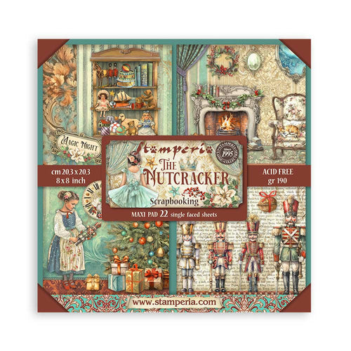 Stamperia - The Nutcracker - 8x8 Maxi Pad (22 S/S Sheets)