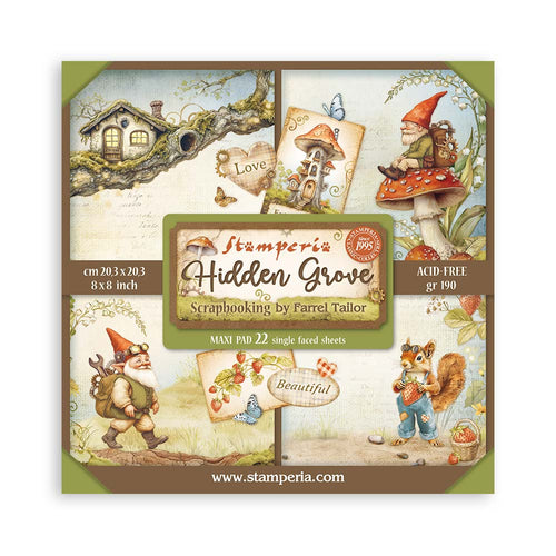 Stamperia - Hidden Grove - 8x8 Maxi Paper Pack (22 S/S)