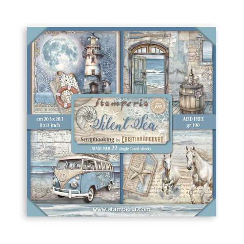 Stamperia - Silent Sea - 8x8 Maxi Paper Pack (22 S/S Sheets)