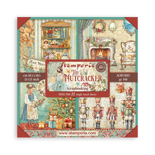 Stamperia - The Nutcracker - 12x12 Maxi Pad (22 S/S Sheets)