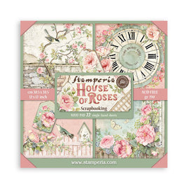 Stamperia - House of Roses - 12x12 Maxi Paper Pack (22 S/S)