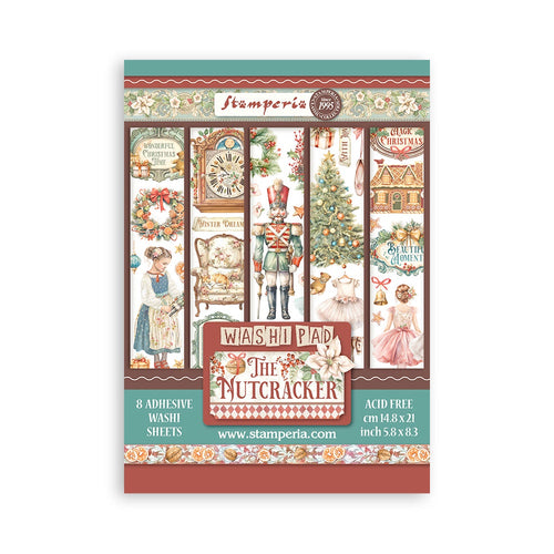 Stamperia - The Nutcracker - Washi Pad (8 Sheets)