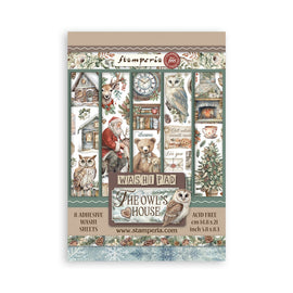 Stamperia - The Owl's House - Washi Pad (8 Sheets)