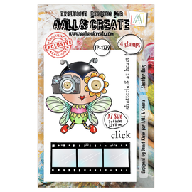 AALL & Create - A7 Photopolymer Clear Stamp Set #1279 - Shutter Bug (4pcs)