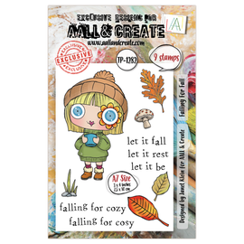 AALL & Create - A7 Photopolymer Clear Stamp Set #1282 - Falling For Fall (9pcs)