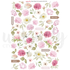 Uniquely Creative - Dear Diary - A4 Cut-A-Part Sheet