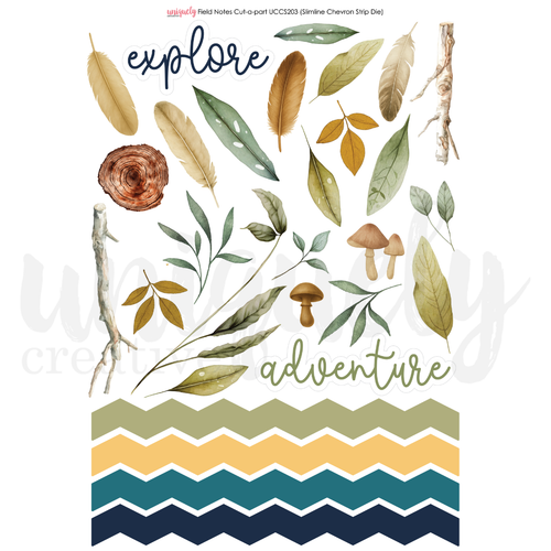 Uniquely Creative - Field Notes - A4 Cut-A-Part Sheet