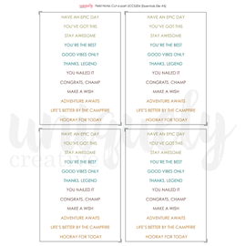 Uniquely Creative - Field Notes - A4 Mini Cut-A-Part Sheet