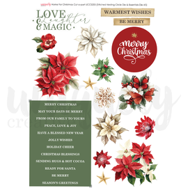 Uniquely Creative - Home For Christmas - A4 Cut-A-Part Sheet