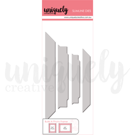 Uniquely Creative - Patchwork Roses - Build A Photo Frame Die Set (4pc)