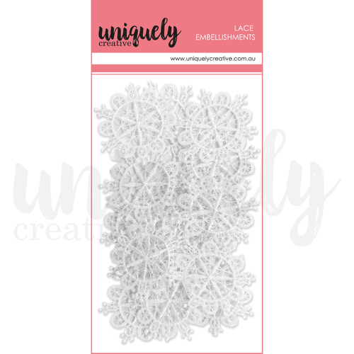 Uniquely Creative - Lace Embellishments - Stellar Lace Pieces (15pk)