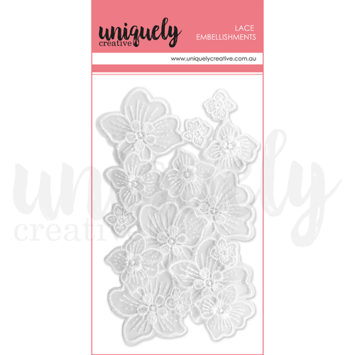 Uniquely Creative - Lace Embellishments - Enchanting Lace Pieces (15pk)