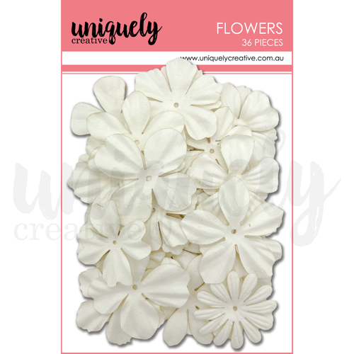 Uniquely Creative - Patchwork Rosses - Flowers - White Layering Flowers